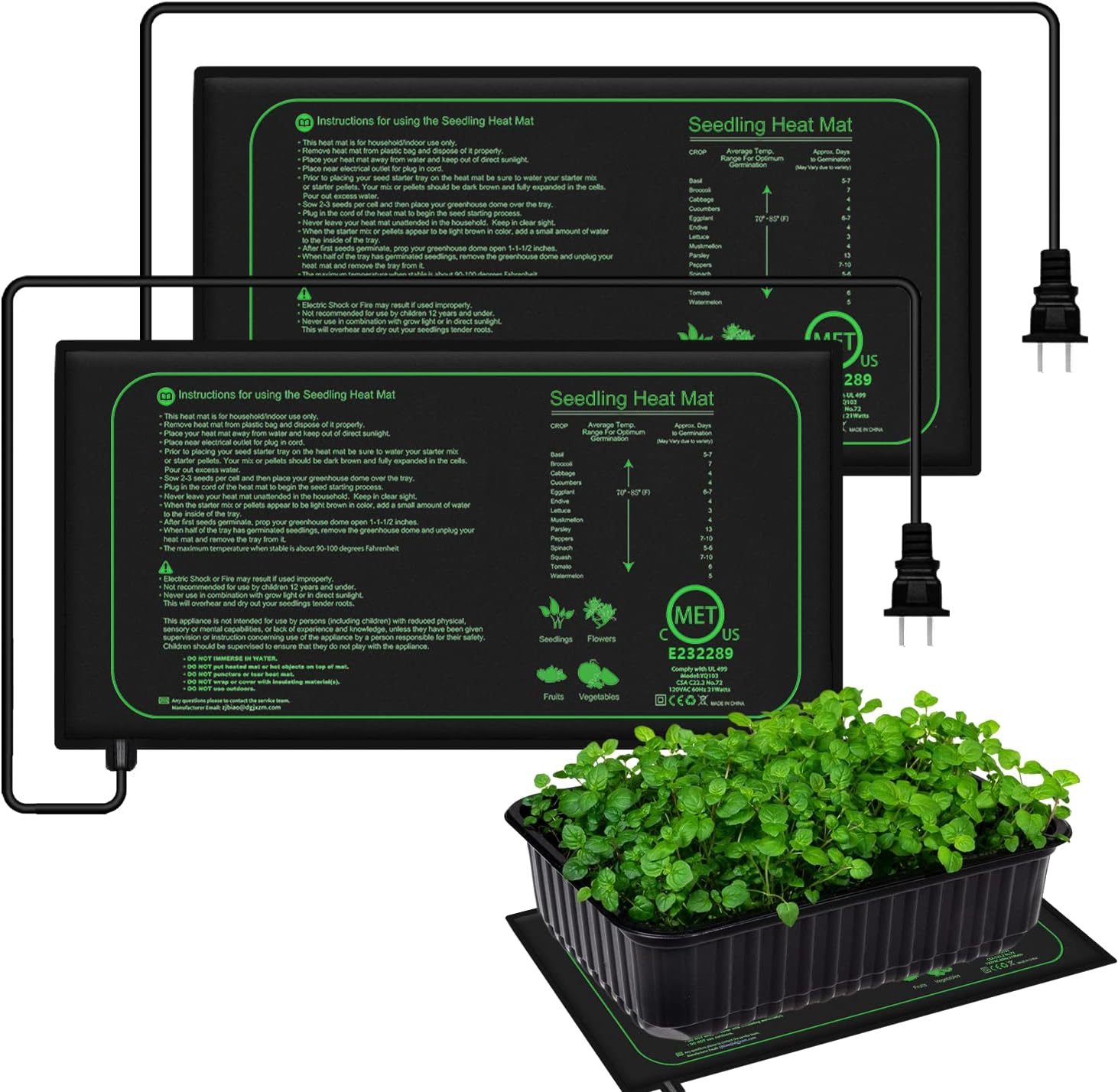Rooting Gel Clone - Tappetino Riscaldante per Semenzai 10/25/50CM, Tappetino